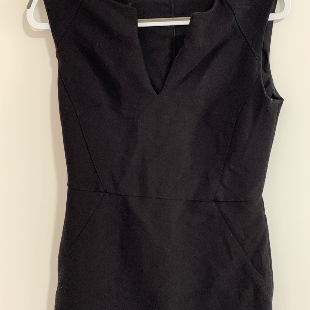 Black Mango v-neck dress